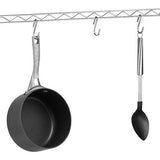 Whitmor Supreme Baker’s Rack with Food Safe Removable Wood Cutting Board - Chrome Whitmor