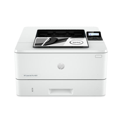 HP LaserJet Pro 4001dw Wireless Black & White Printer, Best-for-Office (2Z601F)