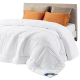 Bedsure Comforter Duvet Insert - Quilted Comforters Queen Size, All Season Duvet, GentleSoft Down Alternative Bedding, with 8 Tabs, Gifts for Women/Men, White, Queen 88 x 88 Inches Bedsure