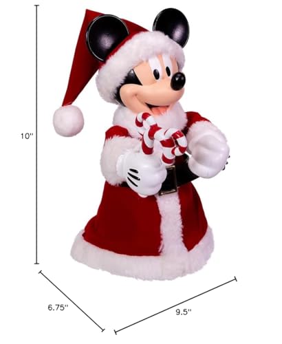 Kurt Adler 10-Inch Mickey Mouse Treetop/Tablepiece with Bendable Arms, Red Kurt S. Adler