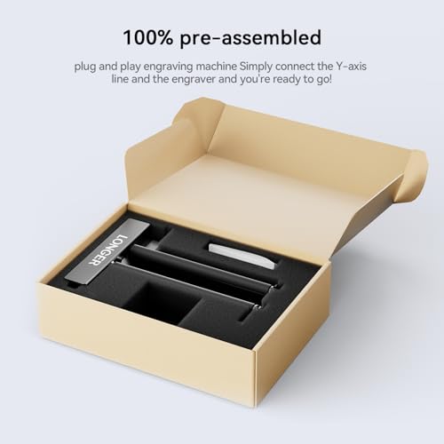Longer Laser Engraver Rotary Roller, Y-axis Laser Engraver Attachment 360° Rotation, a Good Partner for Laser Engraving Machine， Compatible with Other Brands of Engraver Longer