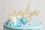 Custom Name Birthday Cake Topper Personalized Name Cake Topper for Baby Shower Gift for Birthday Graduation Cake Topper Made with Wood designLEE Studio