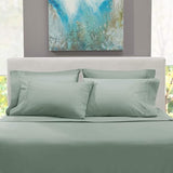 Hearth & Harbor Bed Sheets, Luxury Soft 6 Piece Bed Sheet Set Extra Deep Pocket Fitted Sheets Fits Mattress up to 21", Double Brushed Bedding Sheets & Pillowcases, King, Ice Green Hearth & Harbor
