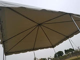 Party Tents Direct 20'x20' Weekender West Coast Tent Frame Party Tent (White) PVC Top with Storage Bag - Tents for Parties, Weddings, Birthdays, Banquets, Fiestas, Workshop, Outdoor Event Party Tents Direct