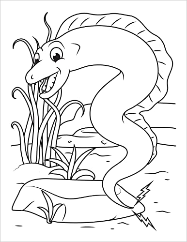 Ocean Coloring Book: Fish & Underwater Sea Animals to Color for Kids Ages 4-8 (Coloring Books for Kids) WoodArtSupply