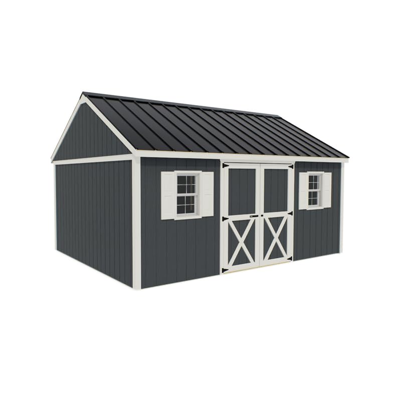 Best Barns Brookfield 16x12 Wood Storage Shed Kit (Brookfield_1612) Sheds Deal