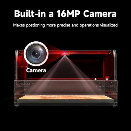 Creality Laser Engraver Falcon2 Pro 40W, Desktop Diode Laser Cutter and Engraver Machine with Enclosure,Smart Camera,Air Assist,Engraving Machine for Wood Acrylic Leather Stone(Laser 40W) Creality