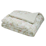 Laura Ashley Home - King Comforter Set, Reversible Cotton Bedding, Includes Matching Shams with Bonus Euro Shams & Throw Pillows (Madelynn Pastel Blue, King) Laura Ashley