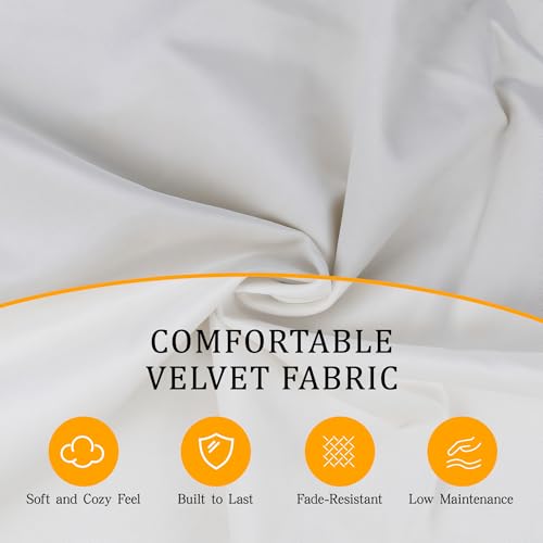 LuxyHoom 89" King Pull Out Sofa Bed, Velvet Chesterfield Sleeper Sofa Couch, 3 in 1 Convertible Tufted Futon Couches with Ottoman for Living Room, Small Space, Apartment, Bedroom, Office, Beige LuxyHoom