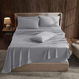Hearth & Harbor Extra Deep Pocket Sheet Sets, Luxury Soft 6 Piece Bed Sheet Set Fits Mattress 18-24 Inches - Queen, Grey Hearth & Harbor