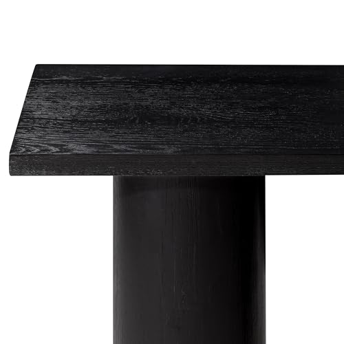 Maven Lane Lana Contemporary Rectangular Accent Console Table for Small Spaces and Front Door Entrance Hallway in Refined Black Finish Maven Lane
