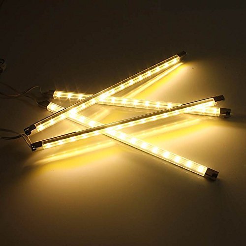 Cefrank Under Cabinet Lighting Bookshelf Light Bar - UL-Listed - Low Profile - Energy Saving - Cool to Touch - Soft Warm White Cefrank