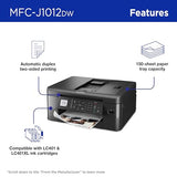 Brother MFC-J1012DW Wireless Colour Inkjet All-in-One Printer with Mobile Device and Duplex Printing, for Home Office and Personal Use, Refresh Subscription Ready Brother