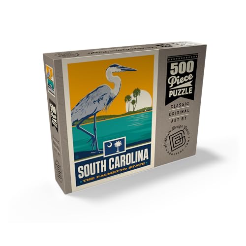 MyPuzzle South Carolina: The Palmetto State - Premium 500 Piece Jigsaw Puzzle for Adults MyPuzzle.com