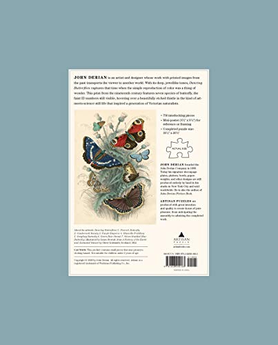 John Derian Paper Goods: Dancing Butterflies 750-Piece Puzzle (Artisan Puzzle) Artisan