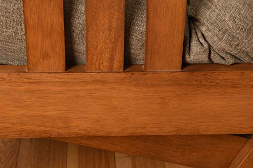 Kodiak Furniture Monterey Futon Set with Storage Drawers, with Barbados Base and Oregon Trail Saddle Mattress Kodiak Furniture