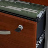 Bush Business Furniture Series C Mobile Under Desk Arrives Fully Assembled | Stylish 3 Drawer File Cabinet for Professional or Home Office, Hansen Cherry Bush Business Furniture