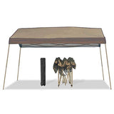 Z-Shade 12 x 14 Foot Panorama Instant Pop Up Canopy Tent Outdoor Shelter Tent with Reliable Stakes, Steel Frame, and Rolling Bag, Tan Z-Shade