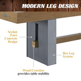 Barrington Billiards 9' Urban Shuffleboard Table with Scratch-Resistant Playfield and 8 Puck Set Barrington Billiards