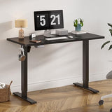 Whole Piece Standing Desk with Wheels Adjustable Height- Mobile Stand up Desk with Lockable Casters, Portable Sit Stand Desks Electric for Home & Office Workstation iWkstation