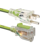 PowerSmith Heavy Duty Extension Cord 100 ft 12/3 Lighted Locking Outdoor SJOOW Rubber Jacket, 5 Year Warranty POWERSMITH