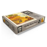 MyPuzzle Indiana Dunes National Park: Red-Winged Blackbirds, Vintage Poster - Premium 1000 Piece Jigsaw Puzzle for Adults MyPuzzle.com