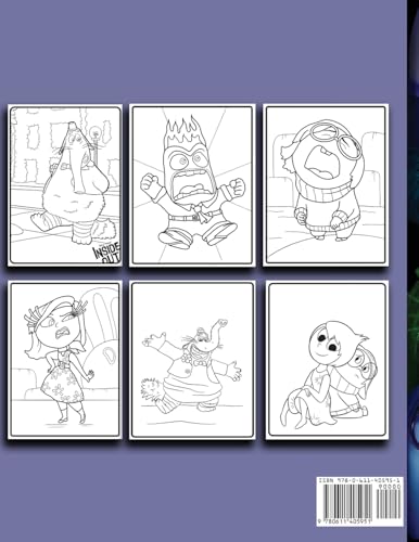 Inside 2 Out Coloring Book: Inside 0ut Ultimate coloring book for all