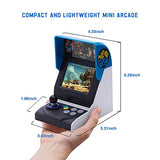 NEOGEO Mini Arcade International Version, 40 Pre-Loaded Classic SNK Games:The KING of The FIGHTERS / METAL SLUG and More, Built-in Clearly 3.5”LCD Screen, HDMI and 2 Gamepad Ports UNICO