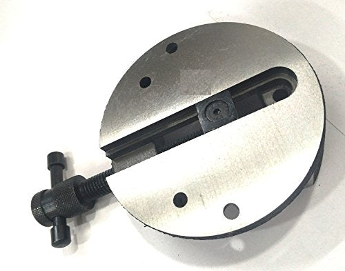 Small Round Vice 80 mm for 3" & 4" Rotary Tables & 3 x Fixing Tee Nuts-Milling Tool ADI