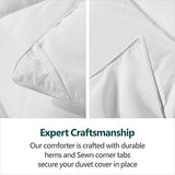 Cozynight Soft King Size Comforter Duvet Insert-Lightweight Down Alternative Comforter with Corner Tabs- Breathable & Machine Washable Diamond Stitching（King,106”X92” ） Cozynight