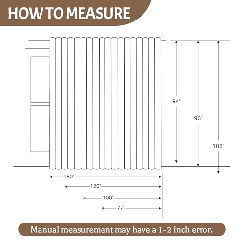 KNEOQIT Extra Wide Room Divider Blackout Curtains with Hooks, Thermal Insulated Drapes for Living Room, Bedroom, Sliding Door, Large Windows Navy Blue(1 Panel, 100" W x 84" H) KNEOQIT