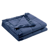 Madison Park Windom Down Alternative Blanket, Premium 3M Scotchgard Moisture Wicking Treatment, Lightweight and Soft Bed Cover For All Season, Satin Trim, Navy Full/Queen Madison Park