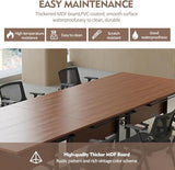 JNMDLAKO Folding Conference Room Table with Wheels - Modular Mobile Conference Table,Flip Top Training Room Tables,Space Saving and Stackable,for Seminar Classroom Office (6, 1619YHT, 61IN) JNMDLAKO