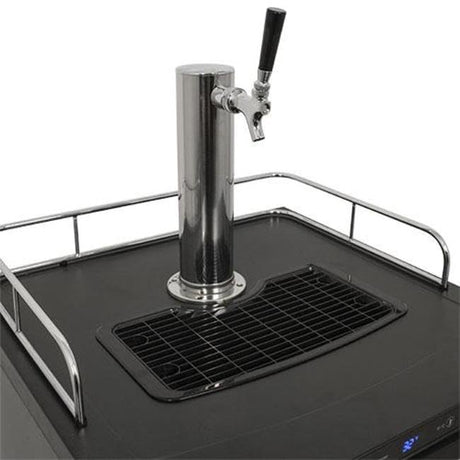 EdgeStar KC3000 Full Size Kegerator with Digital Display - Black EdgeStar