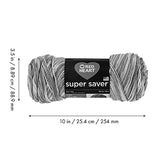 Red Heart Super Saver Purple Tones Yarn - 3 Pack of 141g/5oz - Acrylic - 4 Medium (Worsted) - 364 Yards - Knitting/Crochet Red Heart