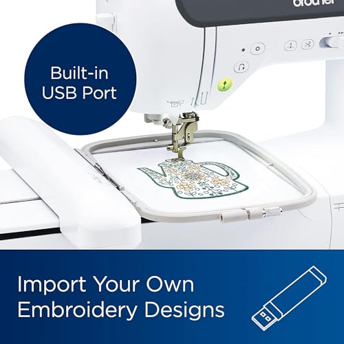 Brother SE2000 5" x 7" Combo Embroidery & Sewing Machine with 5pc Hoop Set & 230+ Accessories