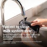 PHILIPS Series 3300 Fully Automatic Espresso Machine - 6 Hot & Iced Drinks, LatteGo Milk System, 40% Quieter SilentBrew, Ceramic Grinder, Aquaclean Filter, Glossy Black (EP3341/50) PHILIPS