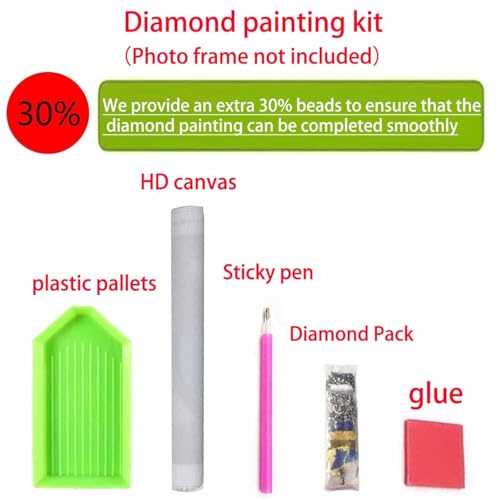 XKOIYOU Cool Dog with Sunglasses Diamond Painting Kits,5D Diamond Painting Diamond Art,Round Full Drill Diamond Art Kits Diamond Dots Crafts for Home Decor Gift 12x16inch XKOIYOU