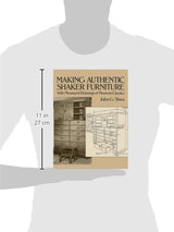 Making Authentic Shaker Furniture: With Measured Drawings of Museum Classics (Dover Woodworking) WoodArtSupply