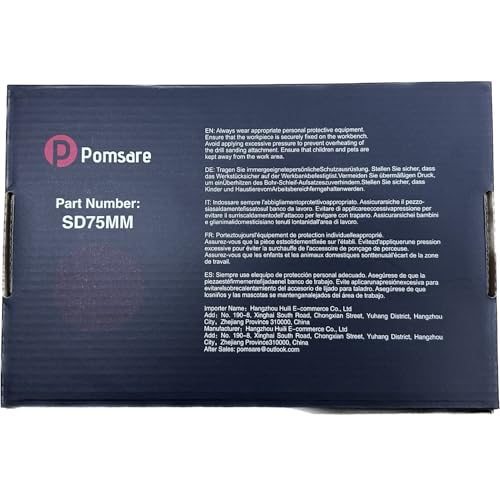 Pomsare 120pcs 3inch Sanding Discs with 2 & 3inch Backer Pads and Sanding Sponge Sander for Drill Grinder Rotary Tools Attachment with 1/4" Shanks, SandingPads 80-3000 Grit Pomsare