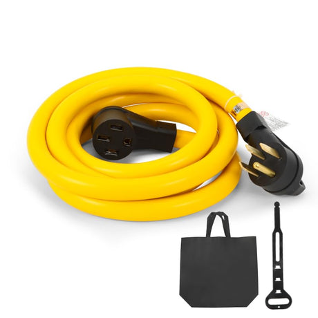 Generic Extension Cord 14-50P to 14-50R Heavy Duty with Grip Handle Cord 50 Amp 4 Prong 250V RV&EV 10 FT.UL Listed.IP66 Rating Generic