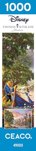Ceaco - Thomas Kinkade - Disney - Beauty & The Beast II - 1000 Piece Jigsaw Puzzle Ceaco