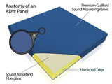 ADW Acoustic Panel Rectangle – 48” X 24” X 2” Acoustic Design Works