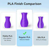 Dynta 3D Printer Filament 250g 53mm Spool - 1.75mm High Precision Regular PLA Compatible with FLASHFORGE, Bambu Lab A1, Creality Ender-3 V3, Black, White, Red, Green, Blue, Purple for Beginners Dynta