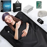 mysuntown Infrared Sauna Blanket for Detoxification，Portable Sauna Blanket for Home use,Low EMF，86-158℉,20-60 Minutes Timer,6.23ft x 2.95ft mysuntown