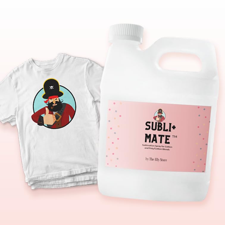 Sublimation Spray for Cotton and Cotton/Polyester Blends.32 oz. with Spray Bottle- Subli+Mate