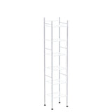 Honey-Can-Do BTH-03484 6 Tier Metal Tower Bathroom Shelf, 12.6â€ L x 11â€ W x 59.8â€ H, Chrome Honey-Can-Do