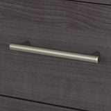 Bush Furniture Somerset 72W 3 Position Sit to Stand L Shaped Desk with Hutch and File Cabinet in Storm Gray Bush Home