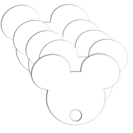 Injourlaif Sublimation Blanks Name Plate for Stanley Tumbler 40oz H1.0 & 2.0, 5 PCS Sublimation Personalized Name Tag for Customized Stanley Cup Lids Topper Accessories Cute Animal (Single-Side) Injourlaif