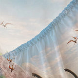 NiuOne Dinosaurs Bed Sheets Twin for Boys,3D Realistic Dinosaur Green Fitted Sheets Set Ancient Jungle Dinosaur Bed Sheet Kids Soft Microfiber Bedding Sheets Set,Twin Size(2pc) NiuOne